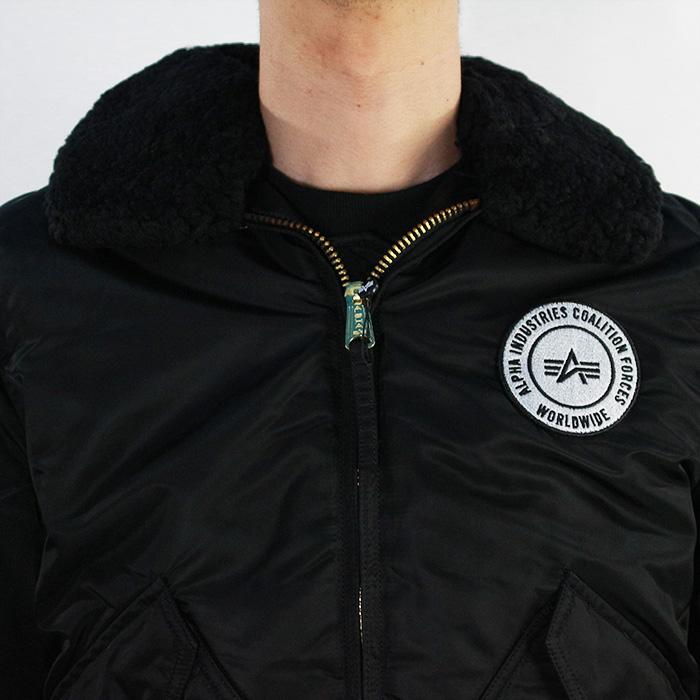 Alpha Industries アルファ フライトジャケット B-15 Coalition Forces