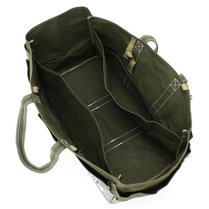 [残りわずか]シーダブルエフ トートバッグ CWF HD TOTE XL Olive Drad Black 大型 コットンキャンバス ツール ギア収納 パッキング 運搬 キャンプ アウトドア｜nest001｜08