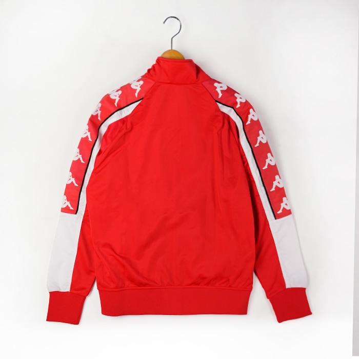 Kappa 赤 フルジッパージャケット Mサイズ Kappa カッパ ジャージ ジャケット BANDA 10 AHRAN JACKET