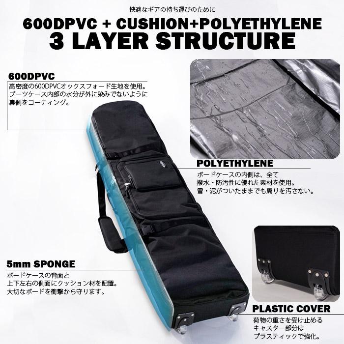 ウィールスノーボードケース sketch 4way Wheel Board Case ウィールスノーボードケース sketch 4way Wheel Board Case