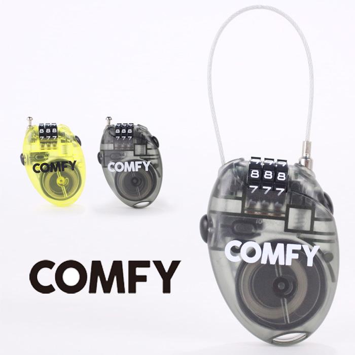 ケーブルロック コンフィ COMFY CABLE LOCK ダイヤル 3桁式 キーロック