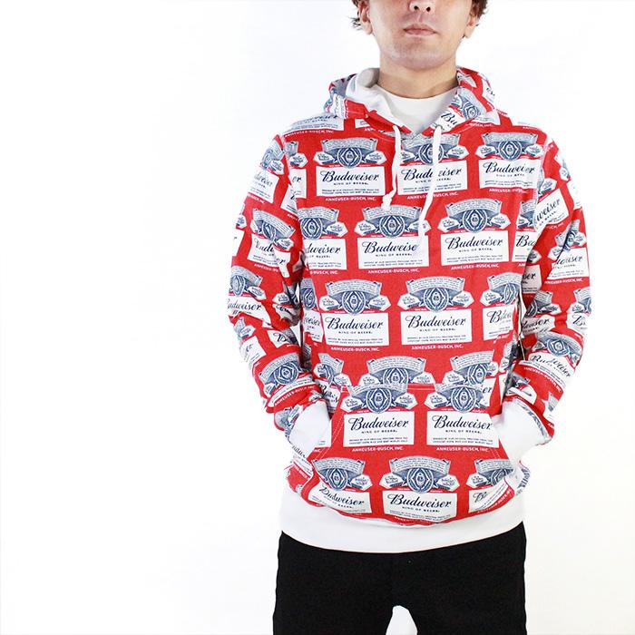 HUF（ハフ） ハフ×バドワイザー パーカー HUF BUDWEISER LABEL P/O