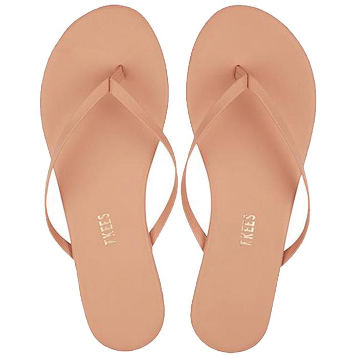 【新品・未使用】TKEES(ティキーズ)ビーチサンダル TKEES（ティキーズ） サンダル レディース サリット 黒 ブラウン