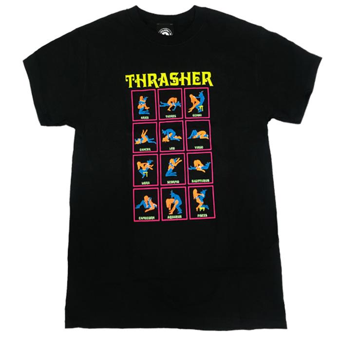 THRASHER（スラッシャー） Tシャツ 半袖 THRASHER BLACK LIGHT S/S TEE