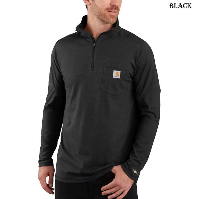 Carhartt カーハート ジップ ロンT CARHARTT FORCE RELAXED FIT