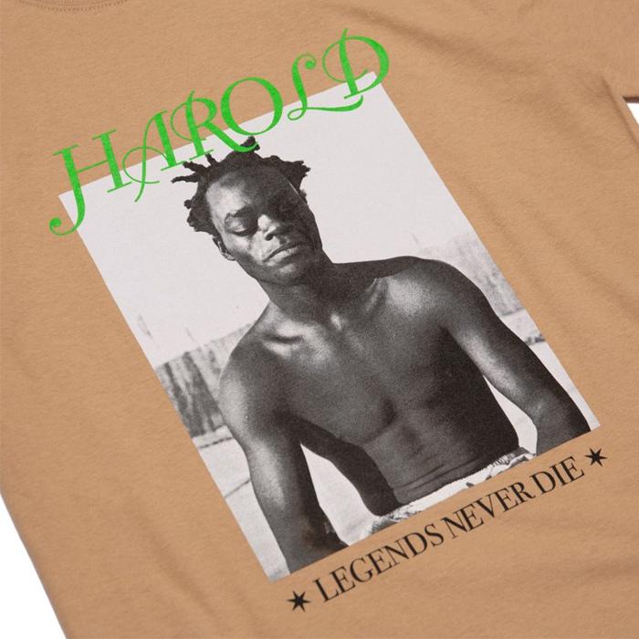 HUF（ハフ） Tシャツ HUF HAROLD HUNTER LEGEND S/S TEE TS01373 Sand