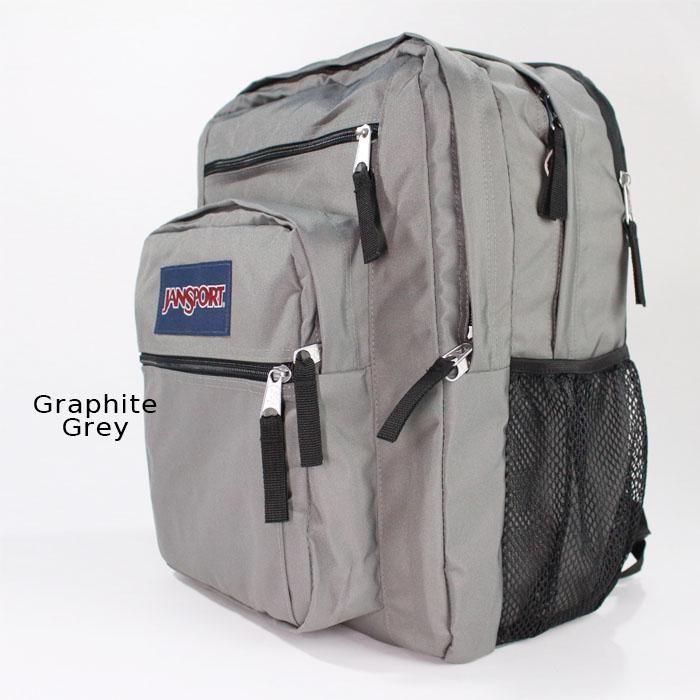 ジャンスポーツ バックパック JANSPORT BIG STUDENT BACKPACK JS0A47JK Black Navy Graphite Grey ビッグキャンパス ブラック 黒 ネイビー 青 グレー リュック｜nest001｜07