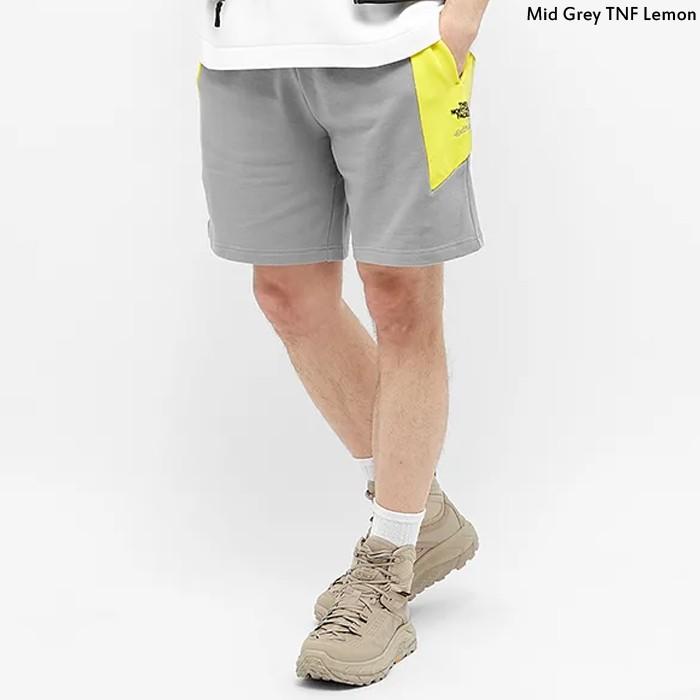 ノースフェイス ショートパンツ 短パン THE NORTH FACE EXTREME BLOCK SHORT NF0A471O Mid Grey TNF Lemon ハーフパンツ ランニング ジョギング｜nest001｜03