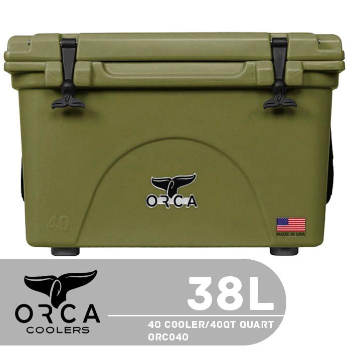 ORCA オルカ クーラーボックス 40 COOLER 40QT QUART 38L ORC040 Green 