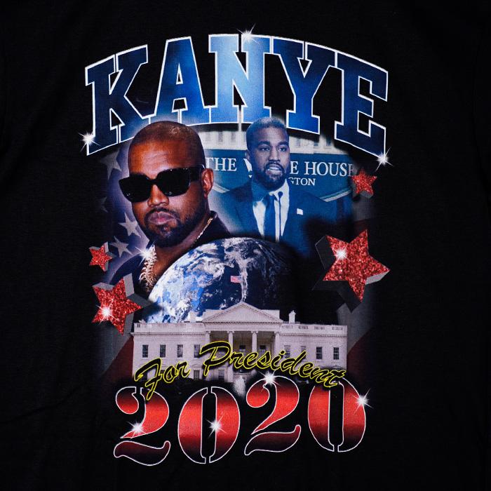 カニエウエスト パブリックディスプレイ 大統領選 Tシャツ PUBLIC 