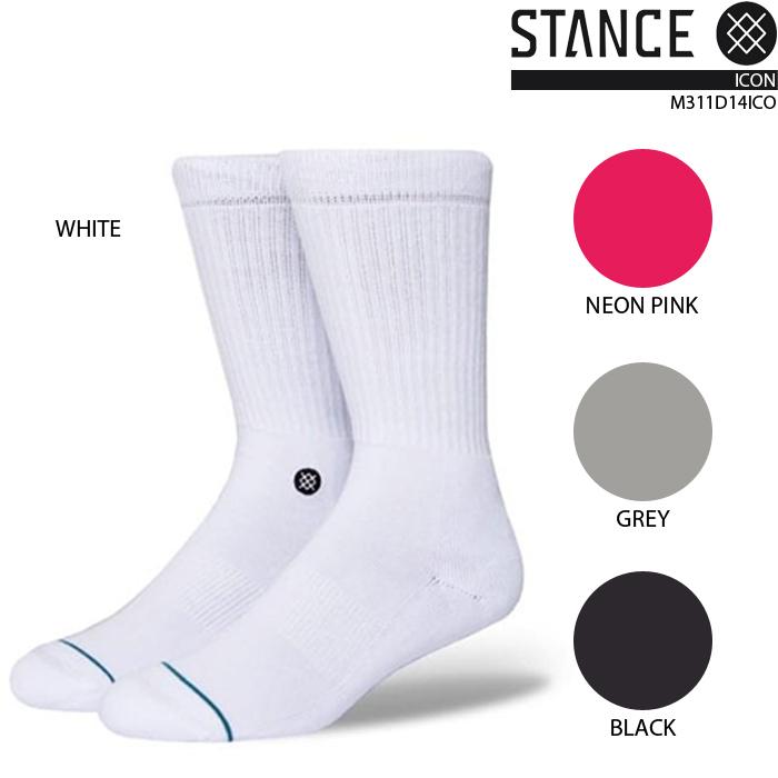 STANCE（スタンス） ソックス 靴下 stance MENS ICON M311D14ICO White