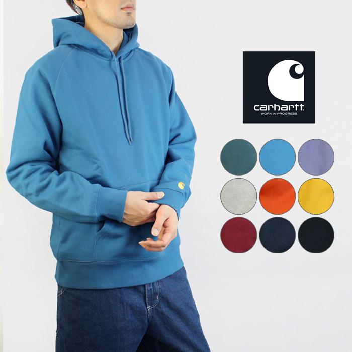 【最高カラー】カーハートWIP パッチロゴ付　特殊染め加工　プルパーカー　L Carhartt WIP（カーハートワークインプログレス） カーハート