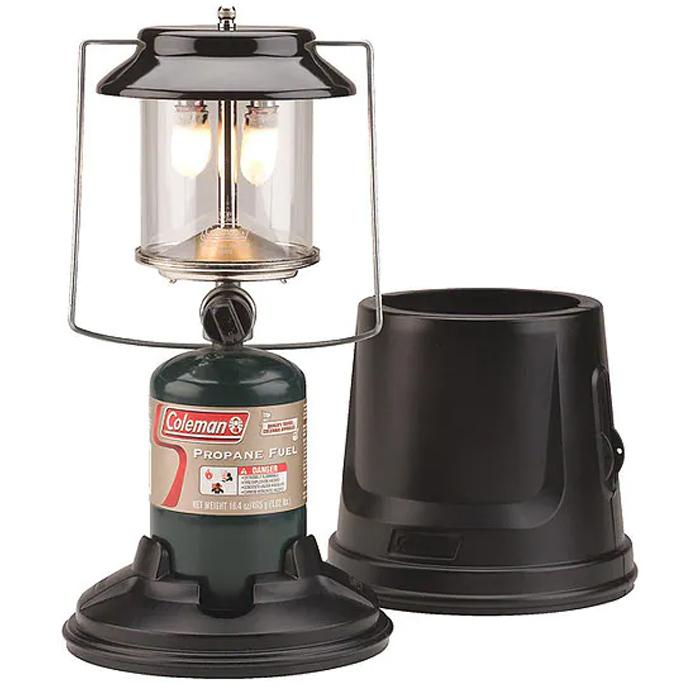 Coleman（コールマン） ガスランタン カバー付き COLEMAN LANTERN