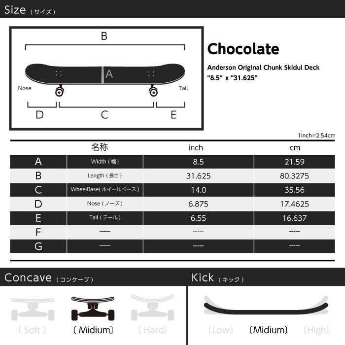 CHOCOLATE チョコレート スケートボード デッキ ケニー・アンダーソン