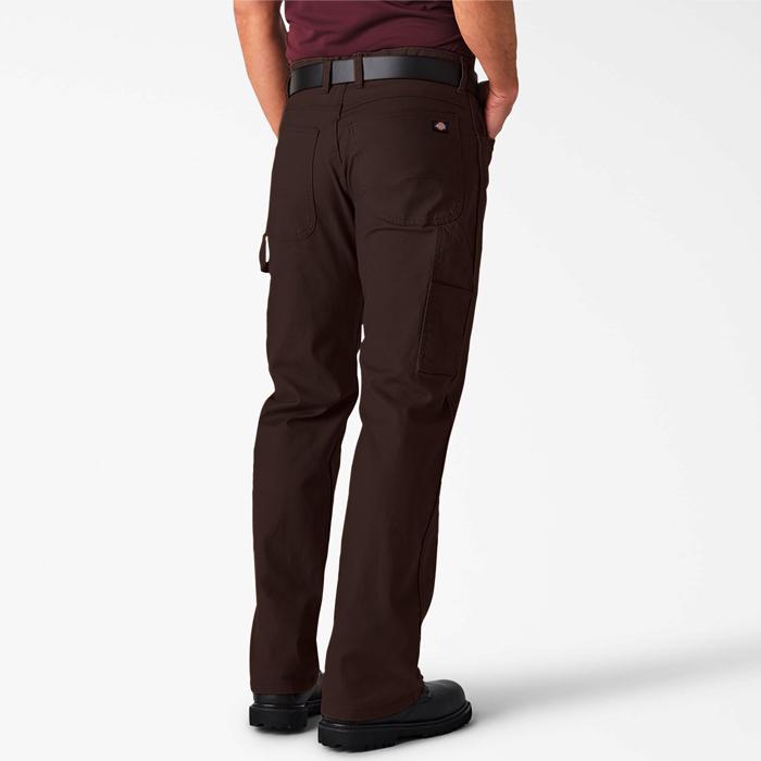 ディッキーズ ワークパンツ チノパン ペインターパンツ Dickies RELAXED FIT STRAIGHT LEG CARPENTER DUCK PANTS 1939 Brown Duck Black Chocolate Brown｜nest001｜04