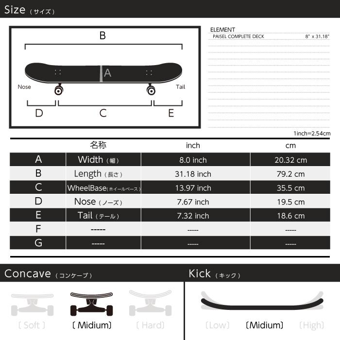 新品◆ELEMENT SECTION COMPLETE コンプリート◆ 楽天市場】スケートボード コンプリート エレメント ELEMENT