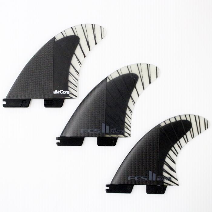 FCS サーフィン フィン トライフィン FCS 2 REACTOR PC CARBON TRI