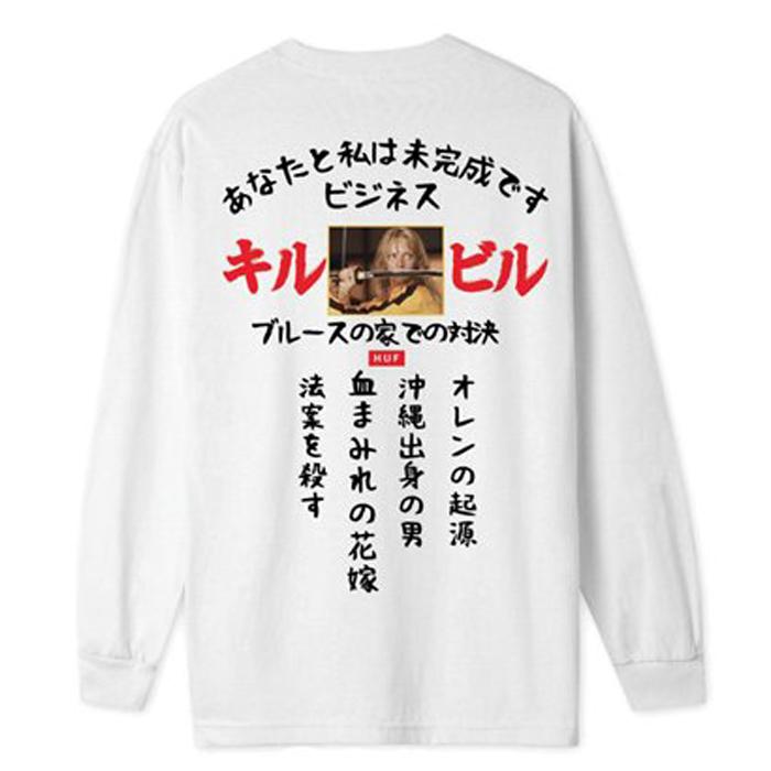 HUF（ハフ） ロンT HUF SHOWDOWN L/S TEE TS01531 White コラボ T