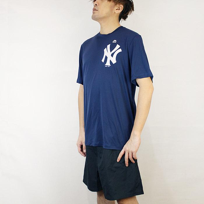 マジェスティック アスレティック Tシャツ MAJESTIC ATHLETIC YANKEES EVOLUTION MLB TEE 2378 Navy ネイビー 半袖 ヤンキース アスレチック｜nest001｜03