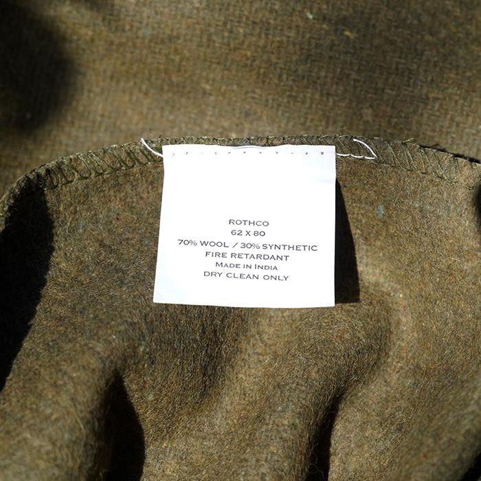 ROTHCO（ロスコ） ブランケット ROTHCO 70% VIRGIN WOOL BLANKET 9093