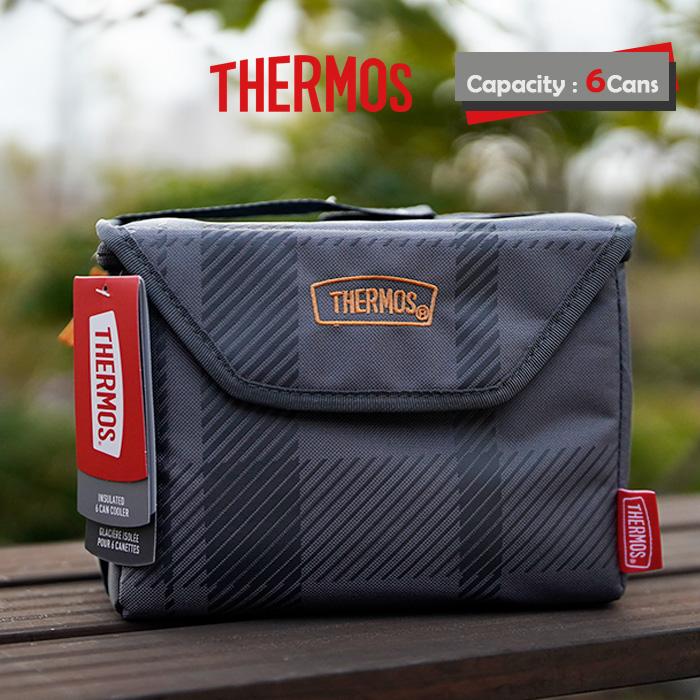 サーモス クーラーボックス 缶クーラー THERMOS 6 CAN COOLER BASIC PLAID COLLECTION