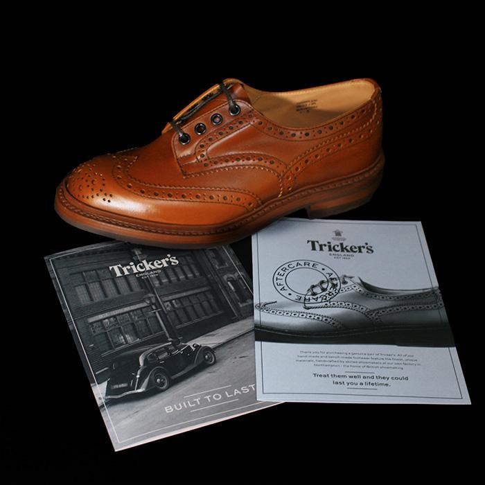 トリッカーズ バートン 革靴 trickers BOURTON DAINITE SOLE M5633/39 Marron Antique Brown ダイナイトソール 短靴 ラウンドトゥ ウイングチップ｜nest001｜08