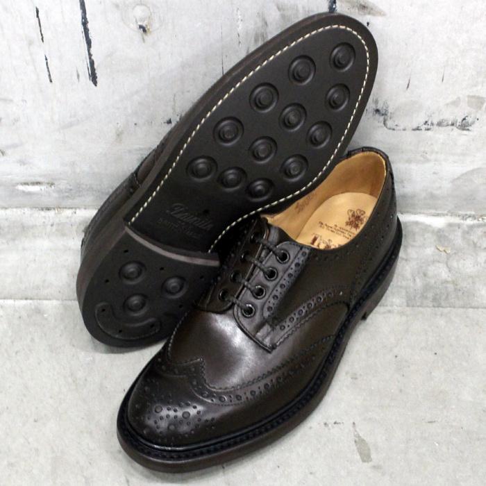 トリッカーズ バートン 革靴 trickers BOURTON DAINITE SOLE M5633/9 Espresso Burnished Brown ダイナイトソール 短靴 ラウンドトゥ ウイングチップ｜nest001｜04