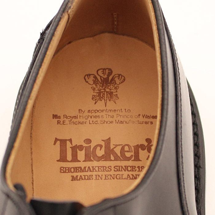 トリッカーズ ウッドストック 革靴 trickers WOODSTOCK DAINITE SOLE M5636/8 Black Calf ウイングチップ タウン｜nest001｜06