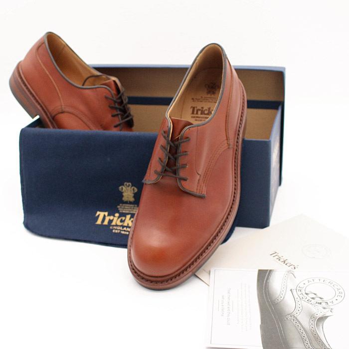 トリッカーズ ウッドストック 革靴 trickers WOODSTOCK DAINITE SOLE M5636/7 Marron Antique ウイングチップ タウン｜nest001｜08