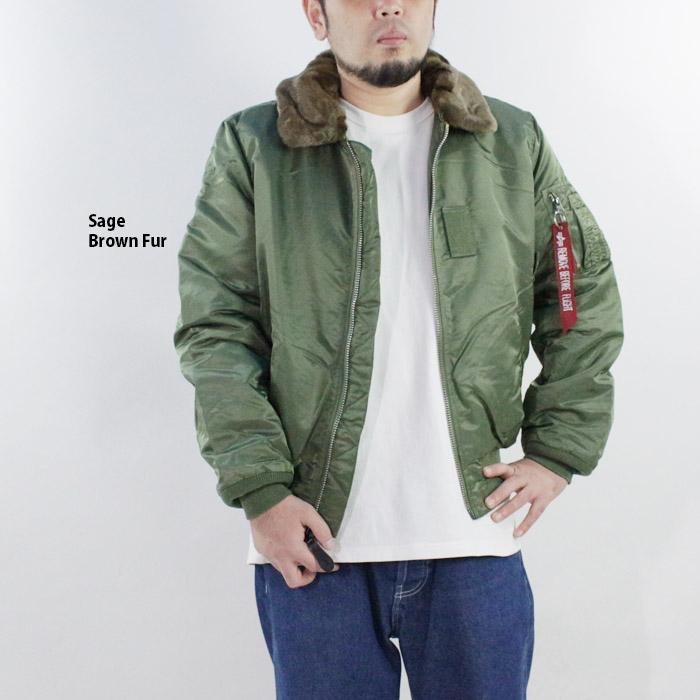 アルファ フライトジャケット Alpha B-15 SLIM FIT JACKET MJB45500C1 Blue Sage スリムフィット ボマージャケット ボンバージャケット 軍 ミリタリー｜nest001｜03