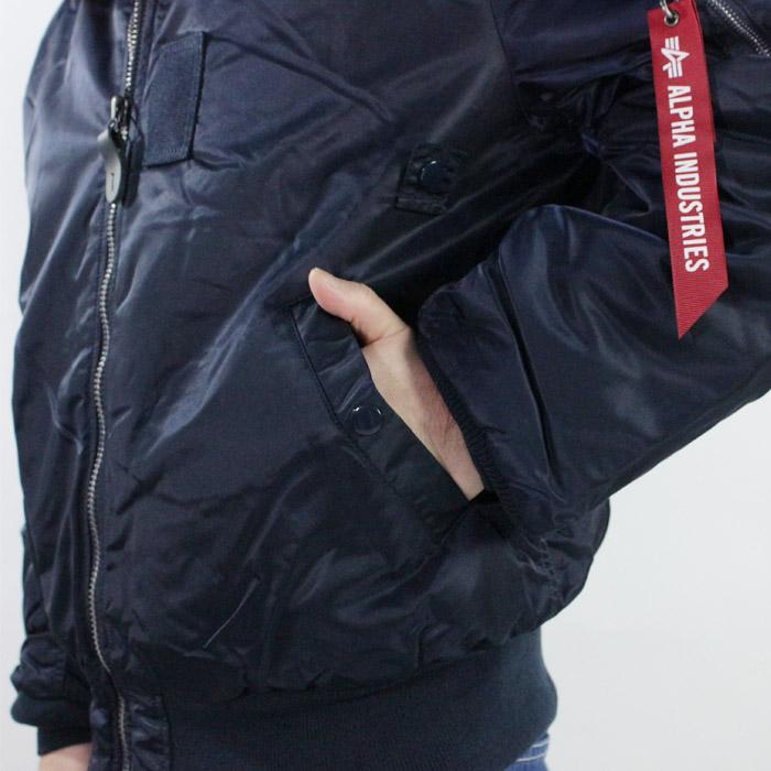 ALPHA 米国製 50's復刻 B-15C フライトジャケット 40 ネイビー Alpha Industries アルファ フライトジャケット B-15 SLIM FIT
