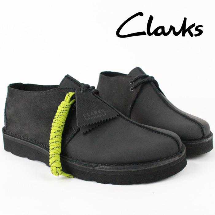 【新品】Clarks Originals ブラック ハイカットブーツ Clarks クラークス トレックハイカー ブーツ CLARKS ORIGINALS