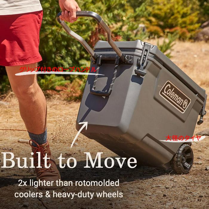 コールマン クーラーボックス COLEMAN CONVOY COOLER 65QT WHL 2156115 62L Desert Black コンボイ 大型 キャンプ アウトドア BBQ 釣り 部活 スポーツ コールマン クーラーボックス COLEMAN CONVOY COOLER 65QT WHL 62L Desert Black コンボイ 大型 キャンプ アウトドア BBQ 釣り 部活 スポーツ