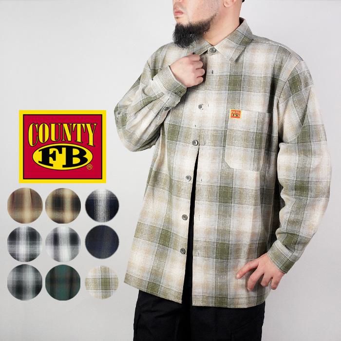 FB カウンティ 長袖シャツ COUNTY LONG SLEEVE FLANNEL SHIRT FB カウンティ 長袖シャツ COUNTY LONG SLEEVE FLANNEL SHIRT