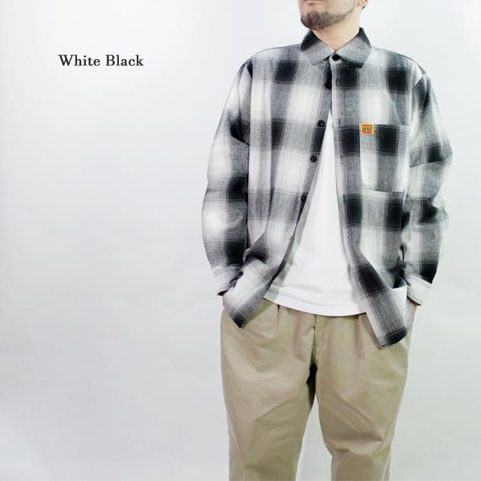 FB カウンティ 長袖シャツ FB COUNTY LONG SLEEVE FLANNEL SHIRT RN98581 Black Grey White Green Tan Brown kustom オンブレチェック 西海岸 ギャング チカーノ｜nest001｜04