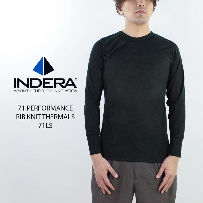 インデラミルズ 肌着 サーマル Tシャツ INDERA MILLS 71 PERFORMANCE RIB KNIT THERMALS 71LS
