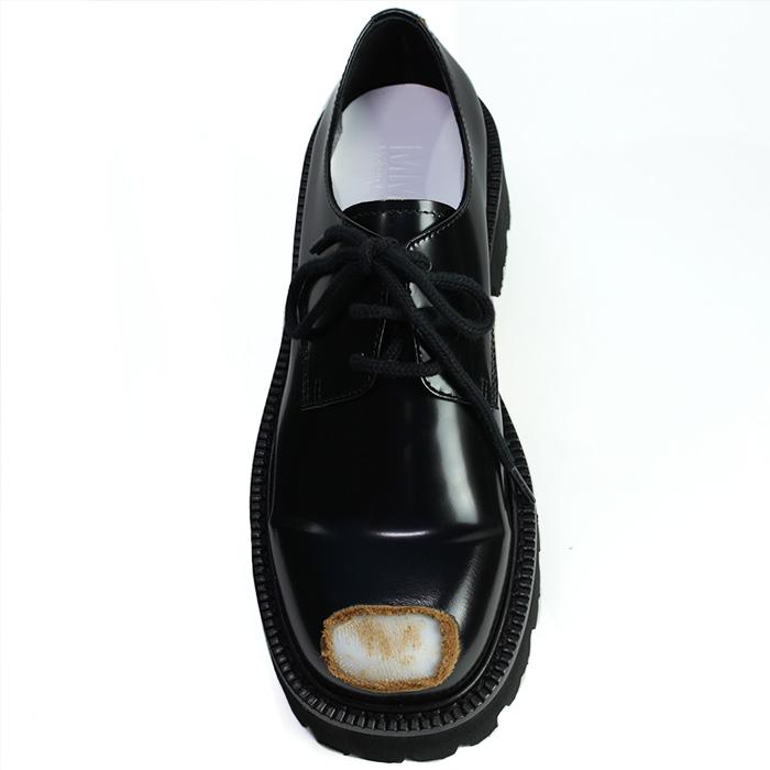 MM6 メゾン マルジェラ 革靴 MM6 MAISON MARGIELA LASE-UP BROGUES S66WQ0063 T8013 Black 3ホール 厚底 短靴 レースアップブローグ ジェンダーレス｜nest001｜05