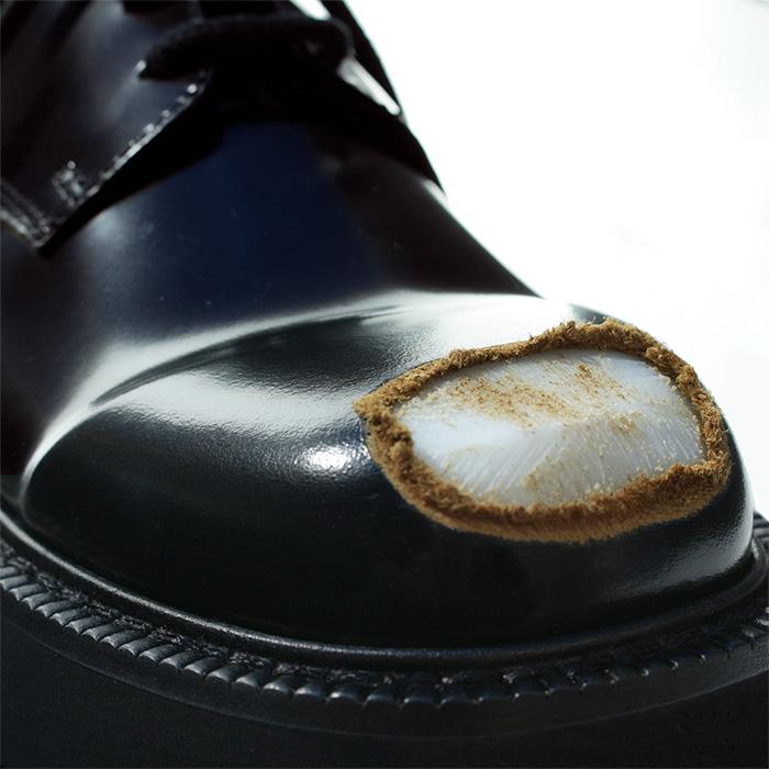 MM6 メゾン マルジェラ 革靴 MM6 MAISON MARGIELA LASE-UP BROGUES S66WQ0063 T8013 Black 3ホール 厚底 短靴 レースアップブローグ ジェンダーレス｜nest001｜06