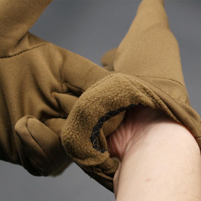 アウトドアリサーチ 防臭 抗菌 グローブ 手袋 OUTDOOR RESEARCH U.S. MILITARY SURPLUS USMC X-STATIC コヨーテブラウン 茶色 Coyote Brown GLOVES フリース｜nest001｜05