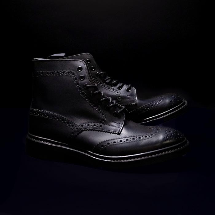 トリッカーズ ストウ 革靴 trickers STOW DAINITE SOLE M5634/9 Black Calf ダイナイトソール 短靴 ラウンドトゥ ウイングチップ コンフォートシューズ｜nest001｜05