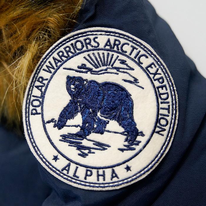 アルファ フライトジャケット Alpha N-3B ALPINE PARKA MJN49503C1 Replica Blue レプリカブルー 青 N3B ボンバージャケット ボマージャケット ジャケット 軍｜nest001｜12