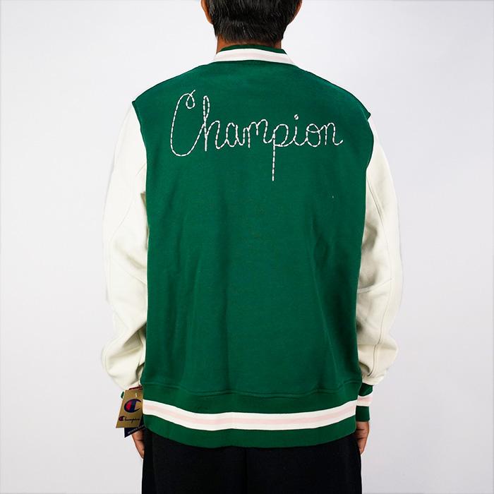 チャンピオン トレーナー スウェット スタジャン Champion LIFE REVERSE WEAVE LETTERMANS JACKET V74900 ライフ リバースウィーブ レターマンズジャケット USA｜nest001｜05