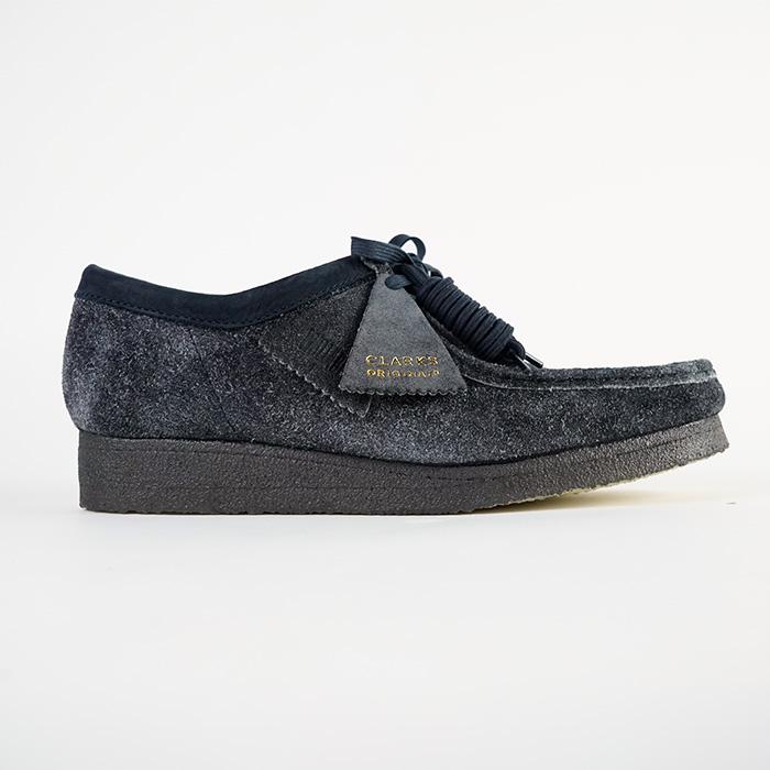 クラークス ワラビー ブーツ CLARKS ORIGINALS WALLABEE 26168854 Ink Hairy Suede インクヘアリー ネイビー スエード 【USサイズ】｜nest001｜02