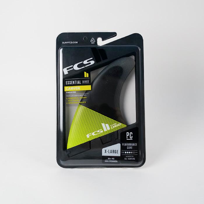 FCS サーフィン フィン トライフィン FCS FCS2 CARVER PC TRI RETAIL FINS FCAR-PC04-XL-TS ...