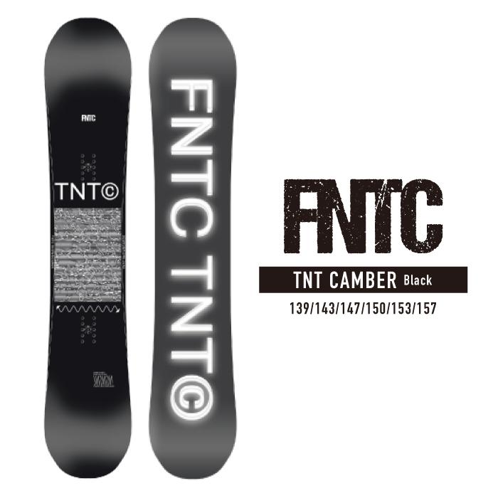 FNTC TNTC 150cm 23-24モデル ブラック FNTC [日本正規品]スノーボード 板 ボード FNTC 2023 TNT C Black エフ