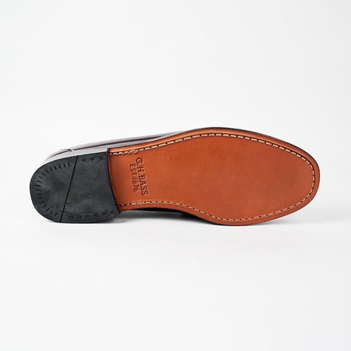 新品 ジーエイチバス ツートン ペニーローファー コインローファー レザー バス ローファー ローガン G.H.BASS WEEJUNS LOGAN LOAFER ジー