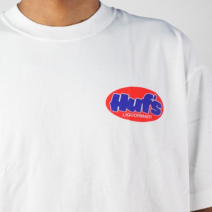 HUF（ハフ） Tシャツ HUF LIQUORMART S/S TEE TS01946 White ホワイト