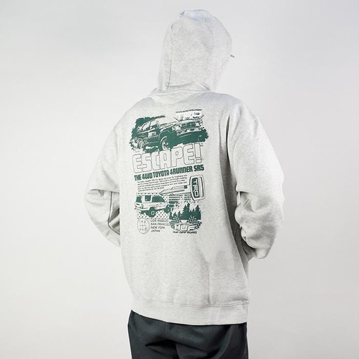 HUF（ハフ） パーカー プルオーバー フーディー × TRD ESCAPE P/O 