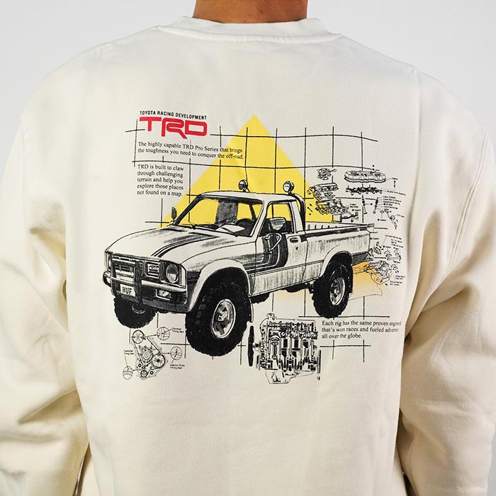 HUF（ハフ） スウェット トレーナー × TRD CONCEPT CREWNECK FLEECE