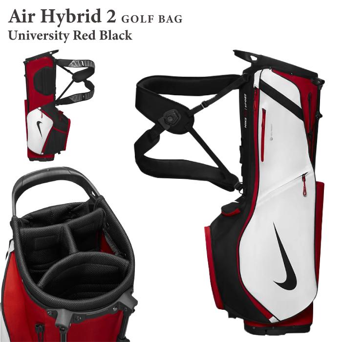 ナイキ ゴルフバッグ NIKE GOLF AIR SPORT 2 GOLF BAG Black White Game Royal University Red Gold エア スポーツ 2 equaflex max air 口枠 4分割 レインフード｜nest001｜12